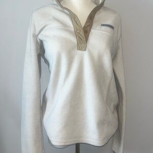 Columbia Cream and Tan Sweatshirt